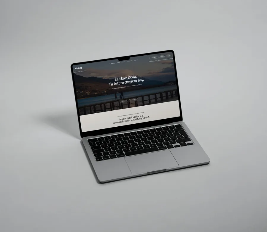 Rebranding de Delta: nueva web del despacho jurídico y tributario