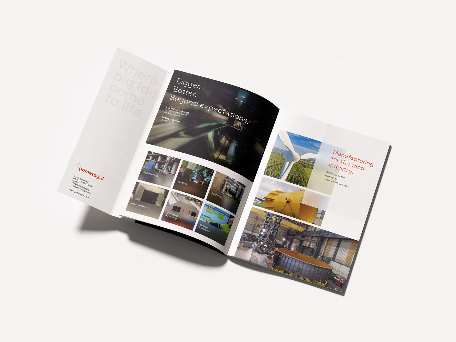 Gometegui catalogue: capabilities and manufacturing for the wind sector