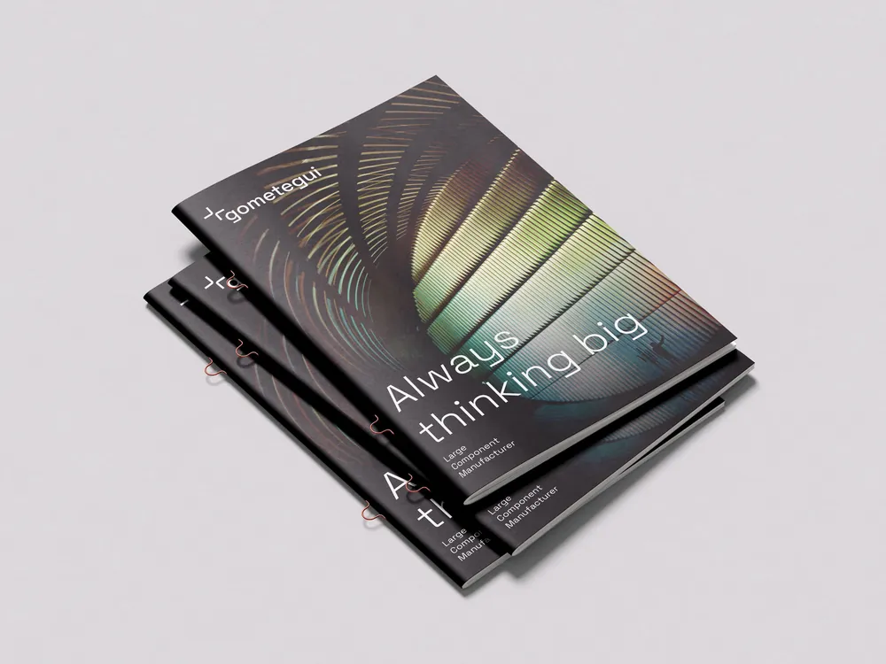 B2B content marketing: Gometegui corporate catalogue