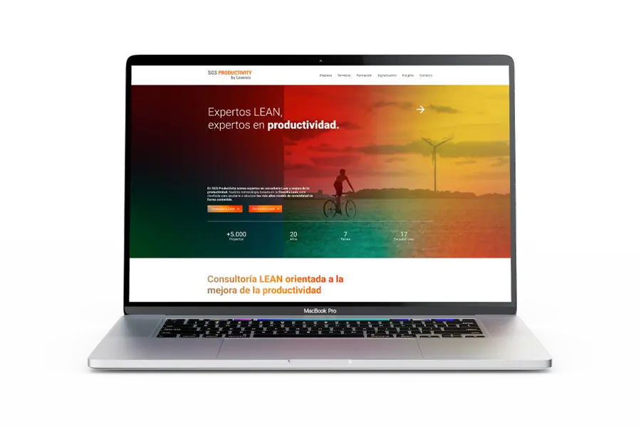 Sakudarte B2B web design and digital presence