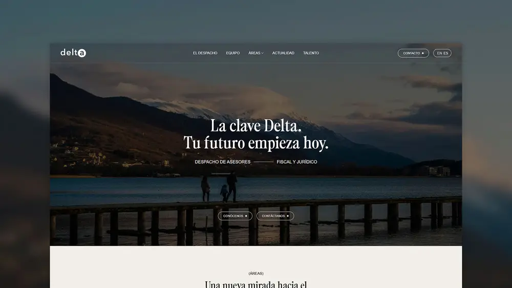 B2B web design for Delta