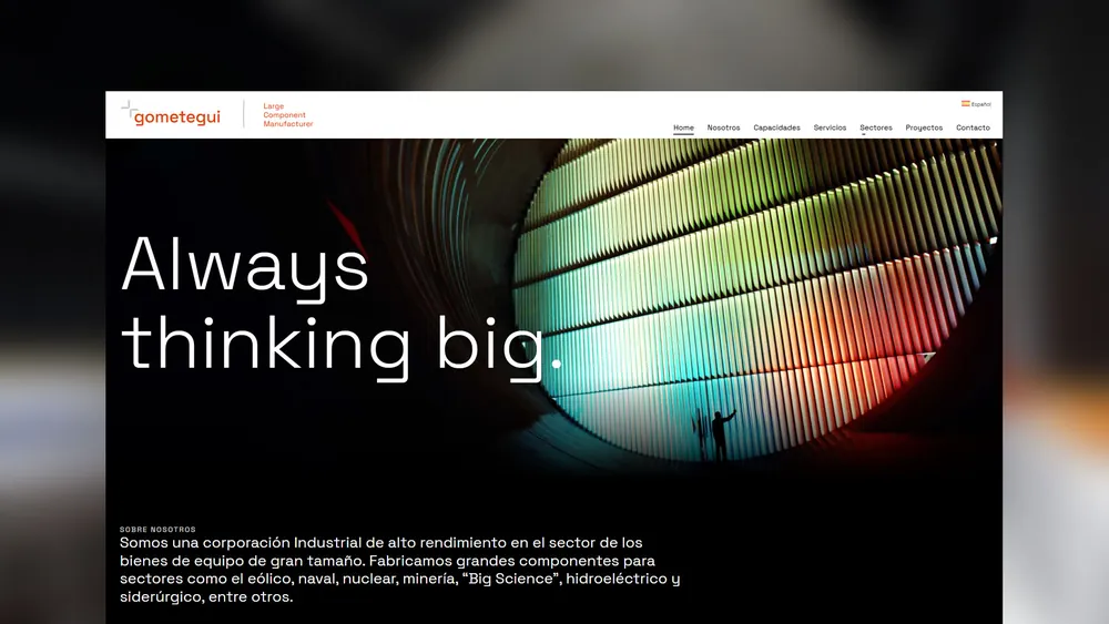 B2B web design for Gometegui